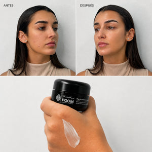 Textura de 4D Dermacode System Step 4 Advanced POOM, crema antiedad de cierre con péptidos biomiméticos.