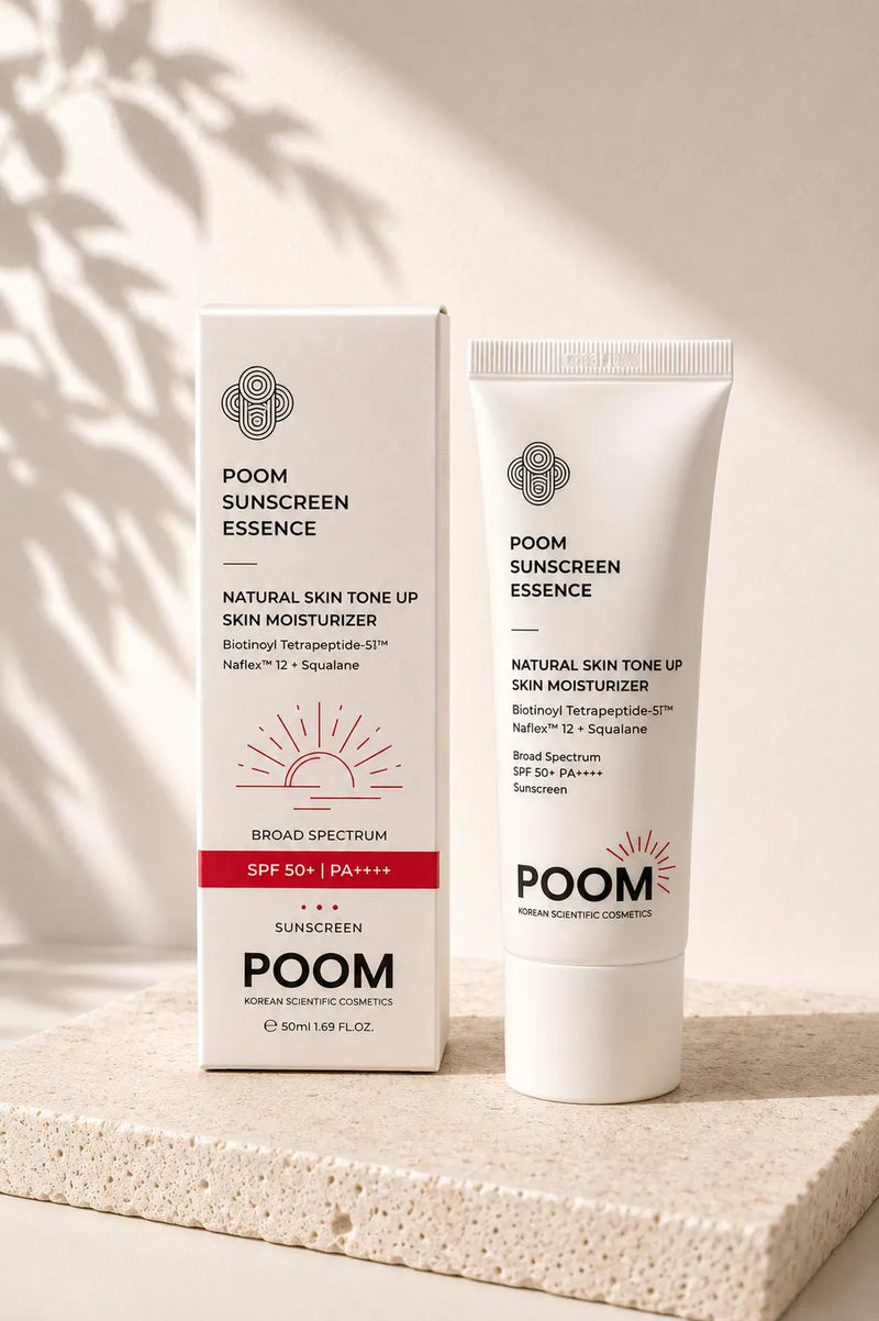 Protector solar coreano Sunscreen Essence SPF 50+ — Tecnología Naflex POOM