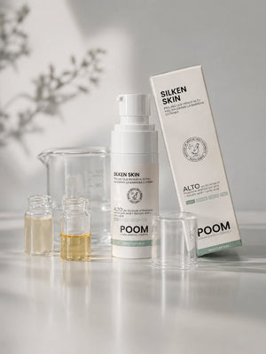 Crema hidratante Silken Skin textura seda — Facial coreana POOM