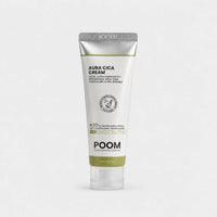 Envase de POOM, crema facial calmante y reparadora para piel sensible y reactiva.