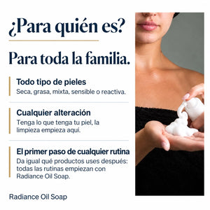 POOM limpiador facial suave para diferentes edades y tipos de piel