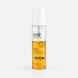 POOM Radiance Oil Soap 60 ml, limpiador facial en aceite para limpieza profunda y reparación intensa
