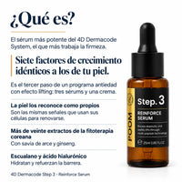POOM Reinforce Serum Step 3, sérum facial reafirmante con factores de crecimiento