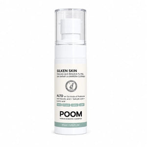 POOM Silken Skin Peeling, peeling químico doméstico con ácido glicólico, salicílico y láctico, células madre y 6 probióticos