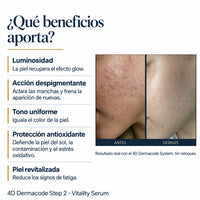 Beneficios de POOM Vitality Serum para las manchas, la luminosidad y el tono de la piel