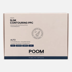Slim Contouring PPC POOM · viales corporales con fosfatidilcolina para grasa localizada con su caja