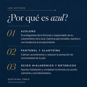 Activos de Soothing Tonic POOM: arcilla verde, frambuesa y selenio fermentado para ayudar a purificar, equilibrar y calmar la piel.