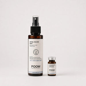 Vital Glow POOM mist de vitamina C activada al instante, antioxidante, iluminador y antiedad